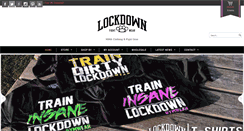 Desktop Screenshot of lockdownfightwear.com