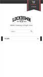 Mobile Screenshot of lockdownfightwear.com